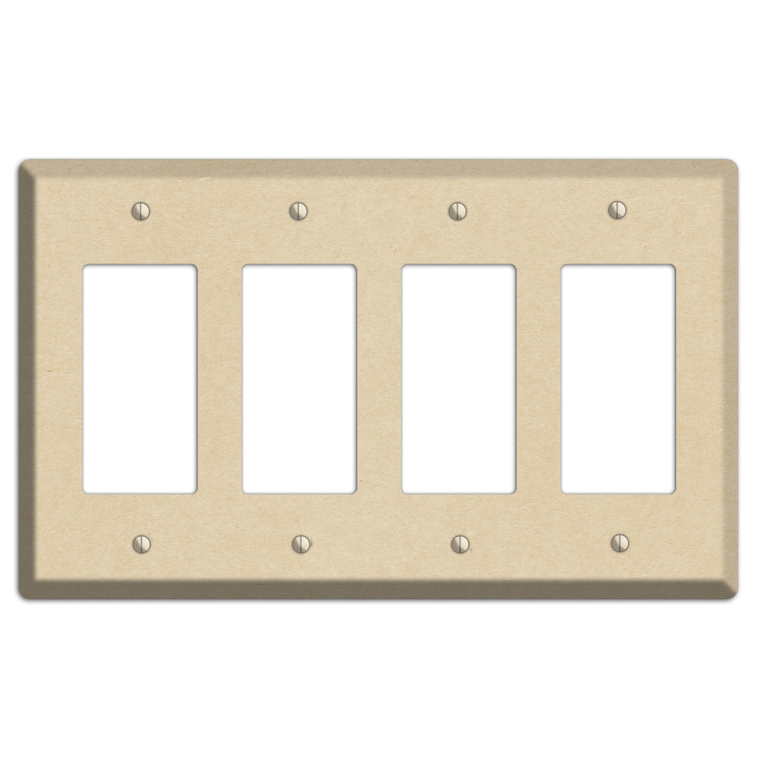 Double Pearl Lusta Kraft 4 Rocker Wallplate