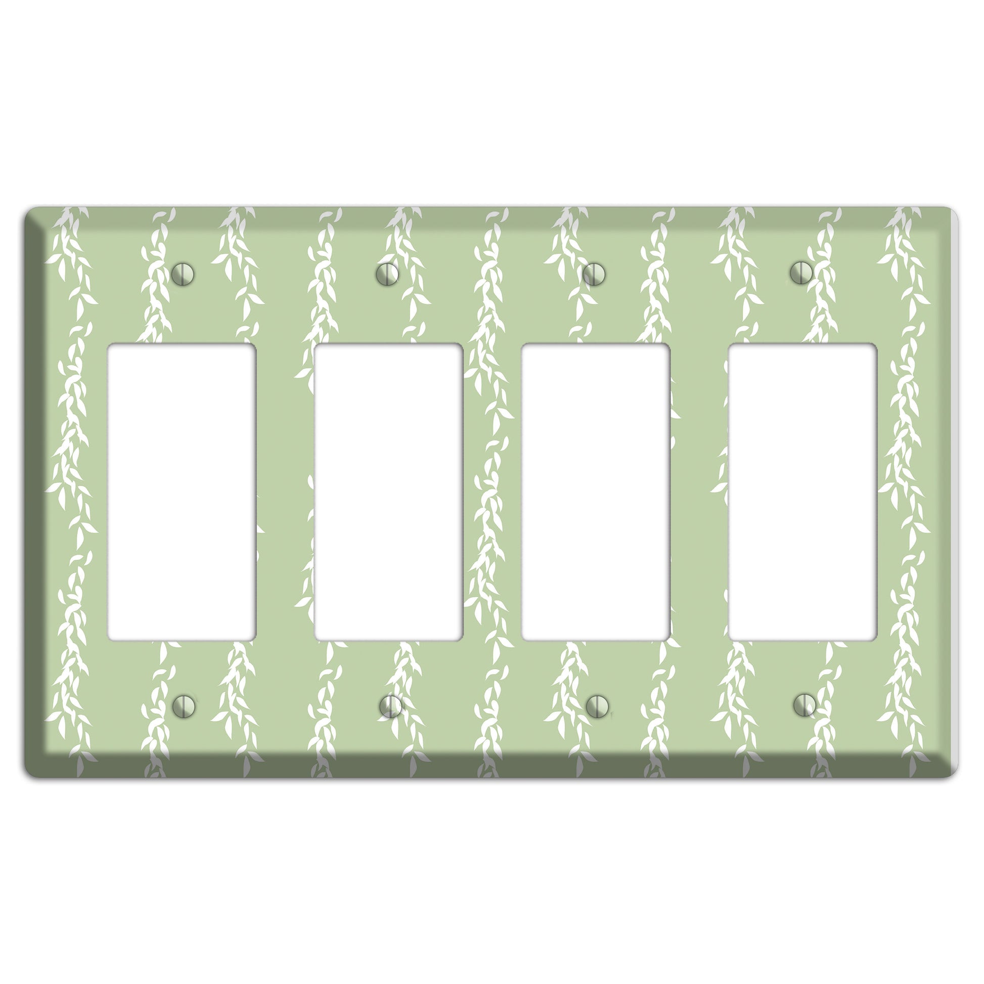 Leaves Style Z 4 Rocker Wallplate