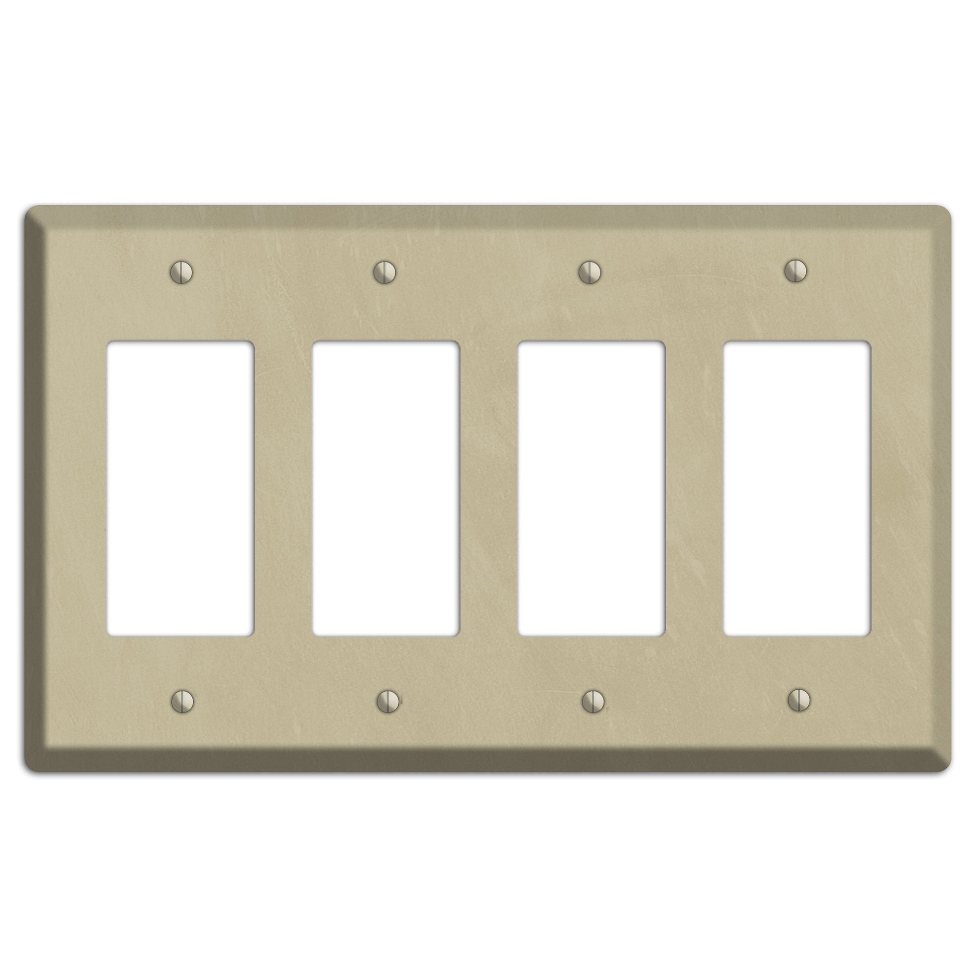 Chalk Beige 4 Rocker Wallplate