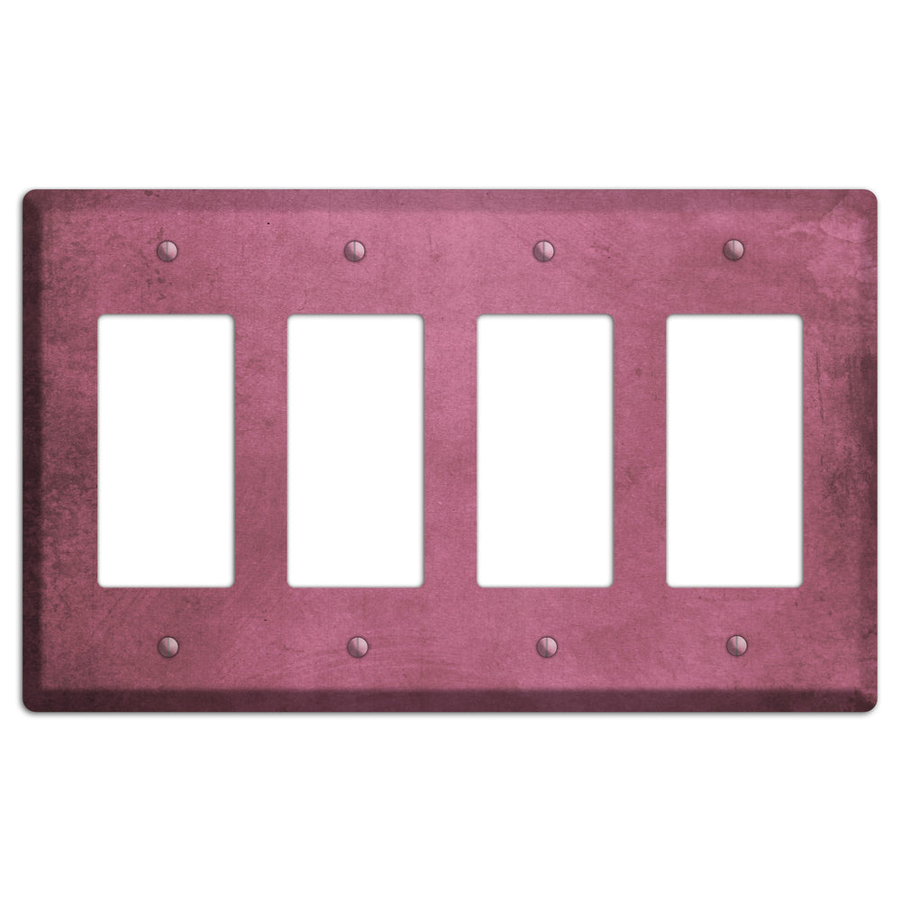 Coral Tree Vintage Grunge 4 Rocker Wallplate