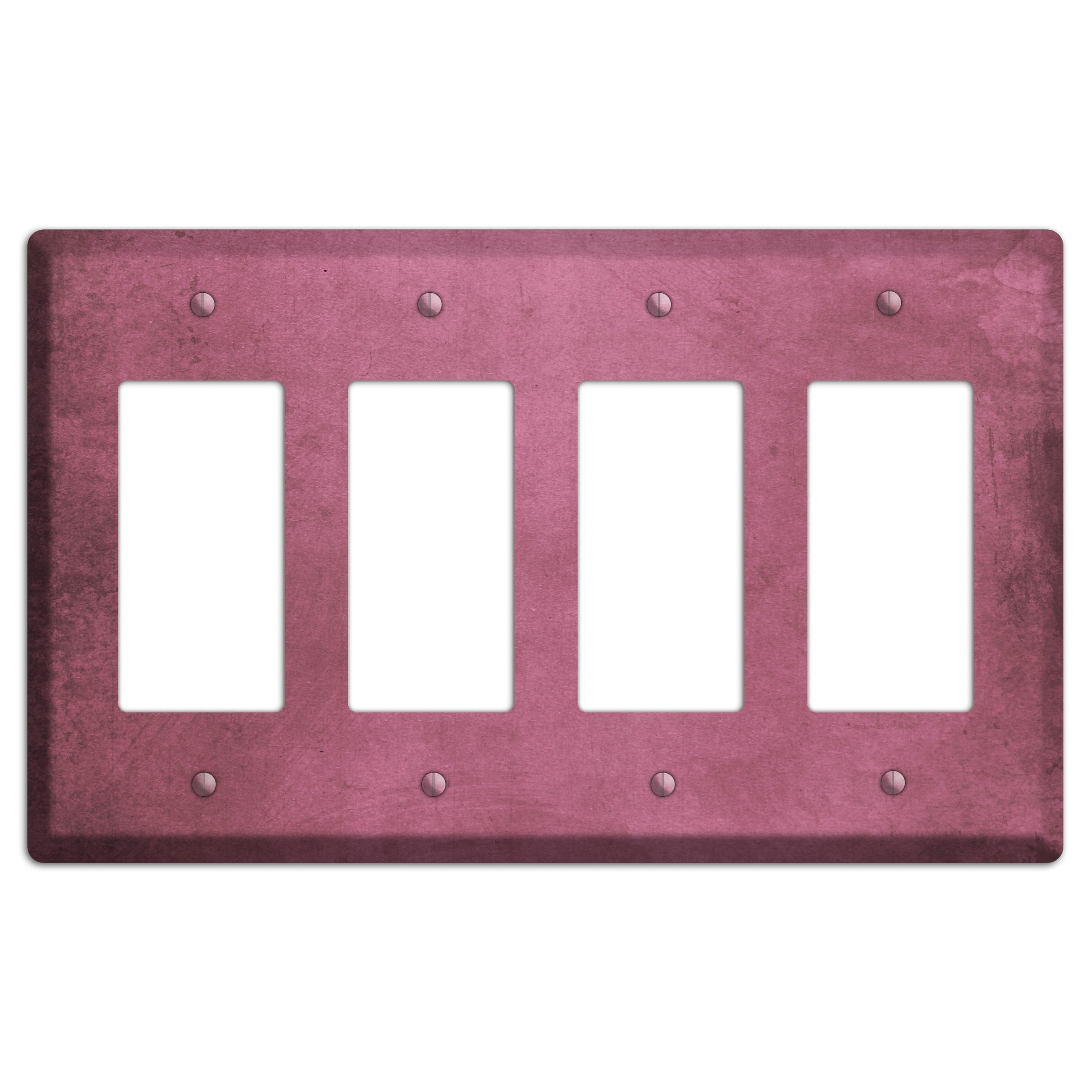 Coral Tree Vintage Grunge 4 Rocker Wallplate