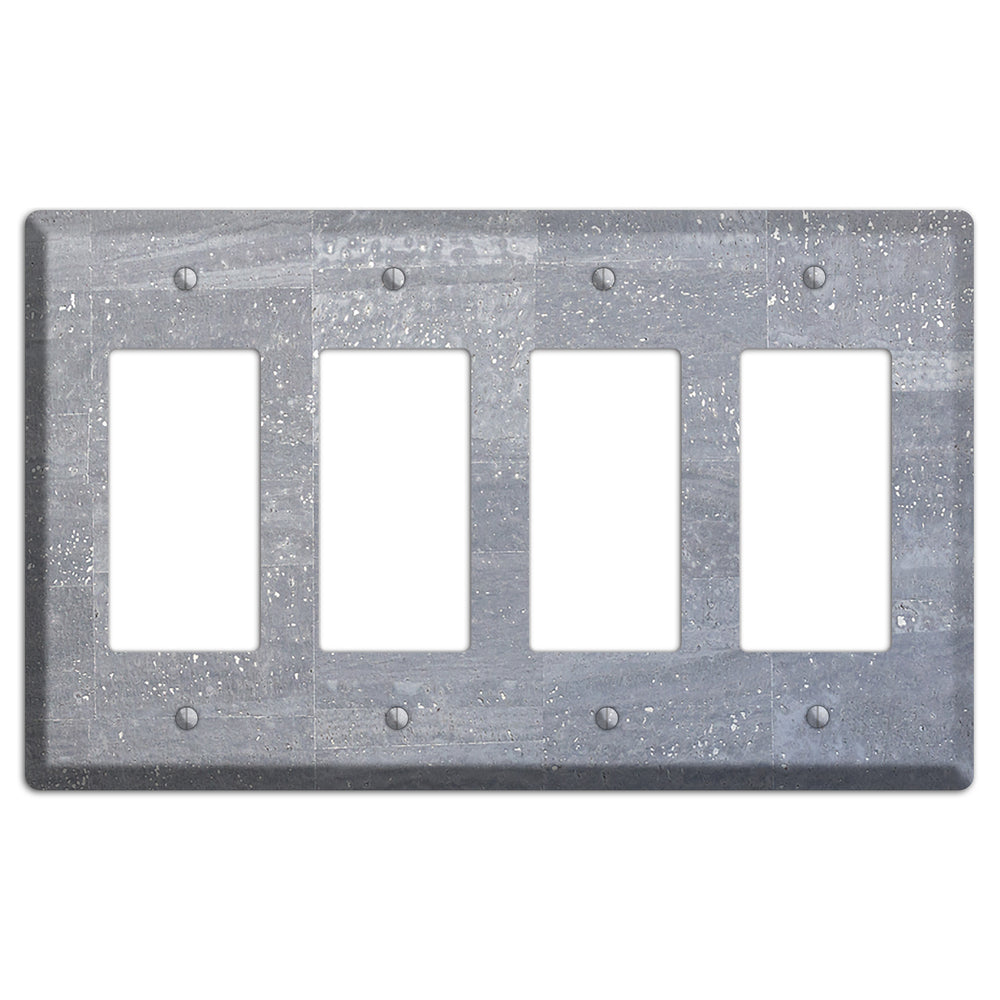 Platinum Cork 4 Rocker Wallplate