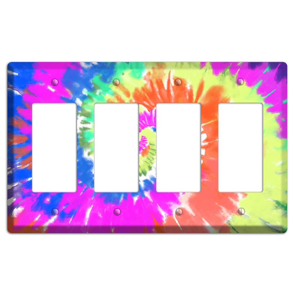Tie Die 4 Rocker Wallplate