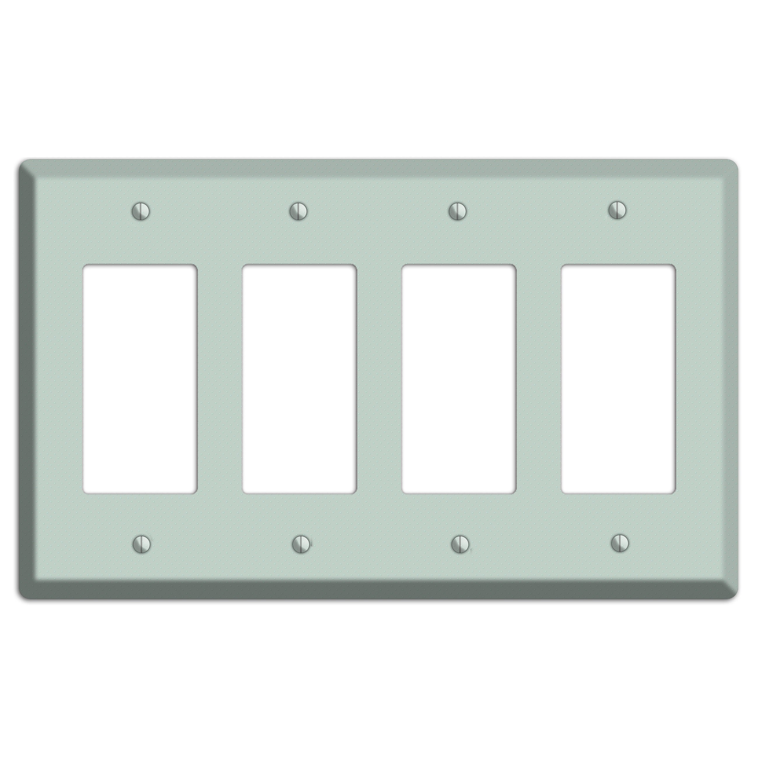 Sage with Tiny Dots 4 Rocker Wallplate