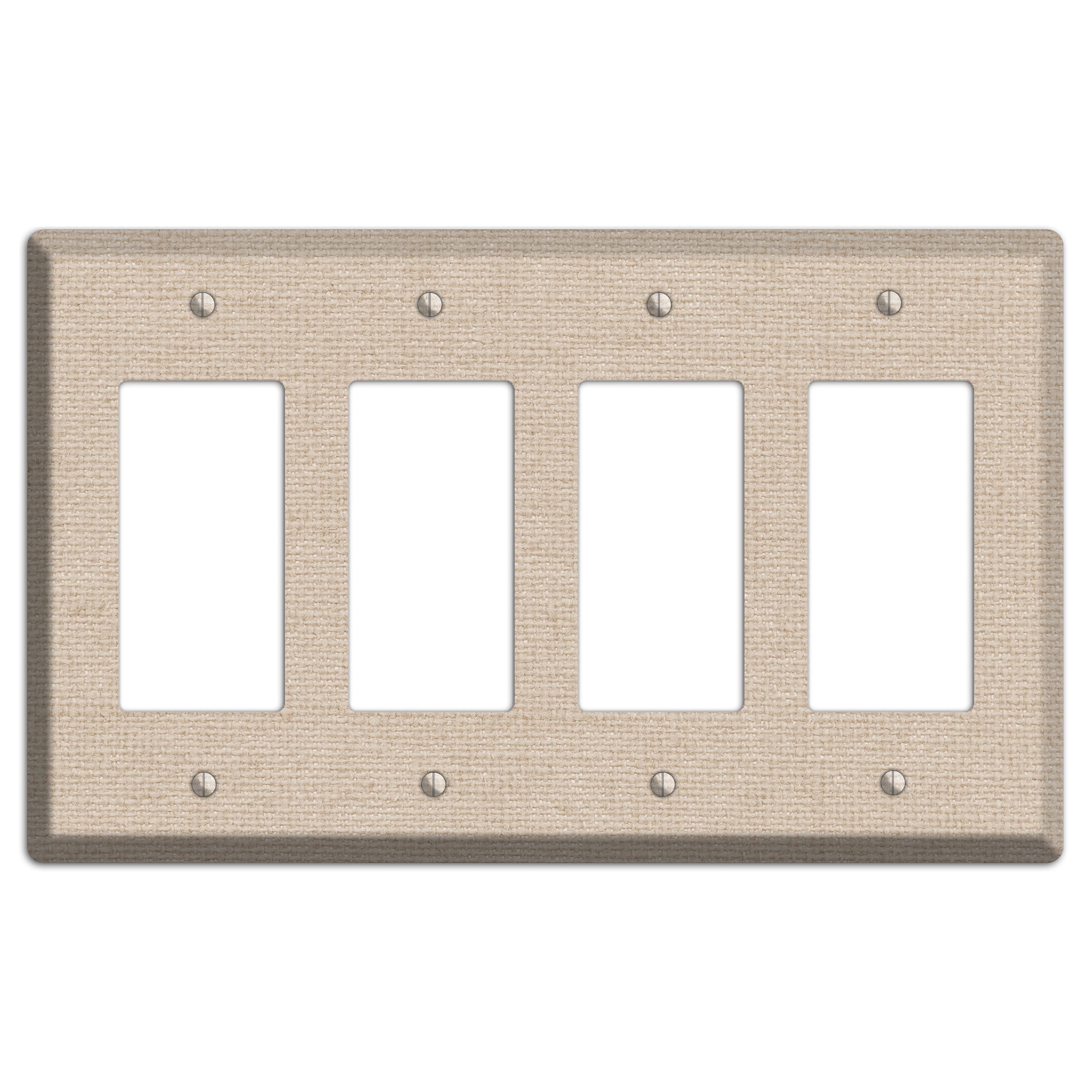 Vanilla Neutral Texture 4 Rocker Wallplate