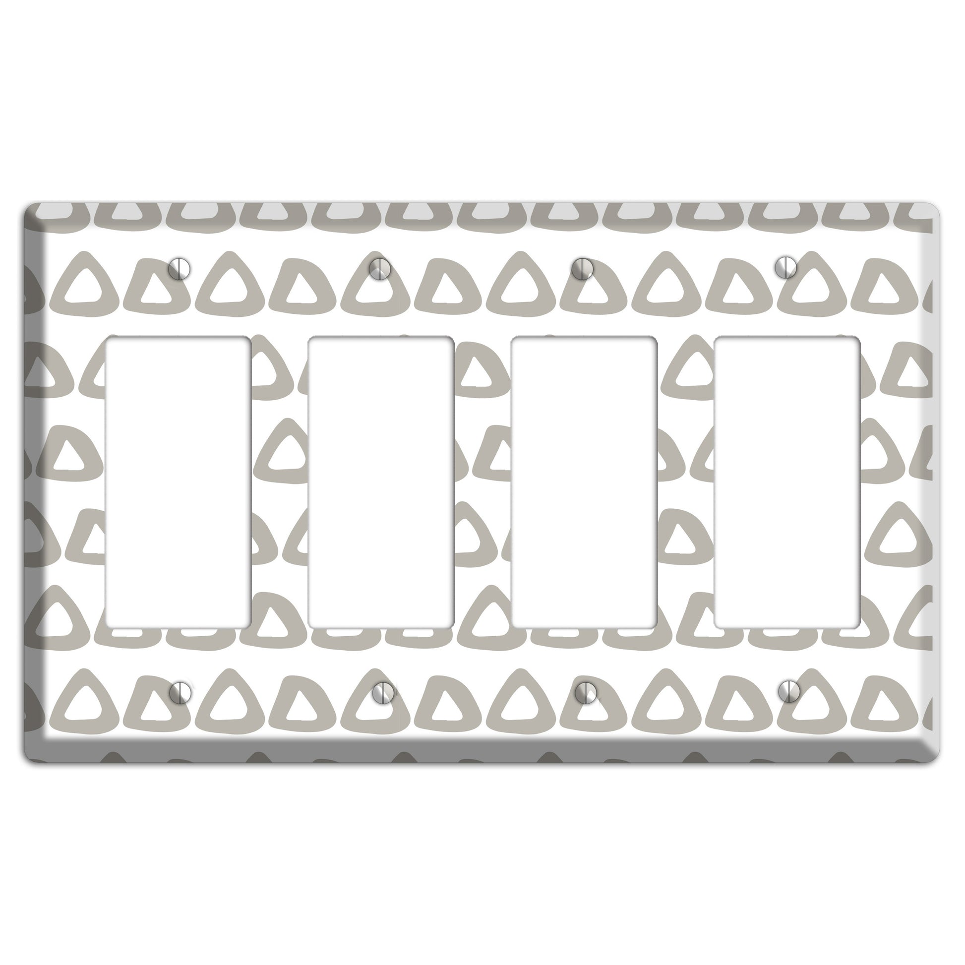 Simple Scandanavian Style H 4 Rocker Wallplate