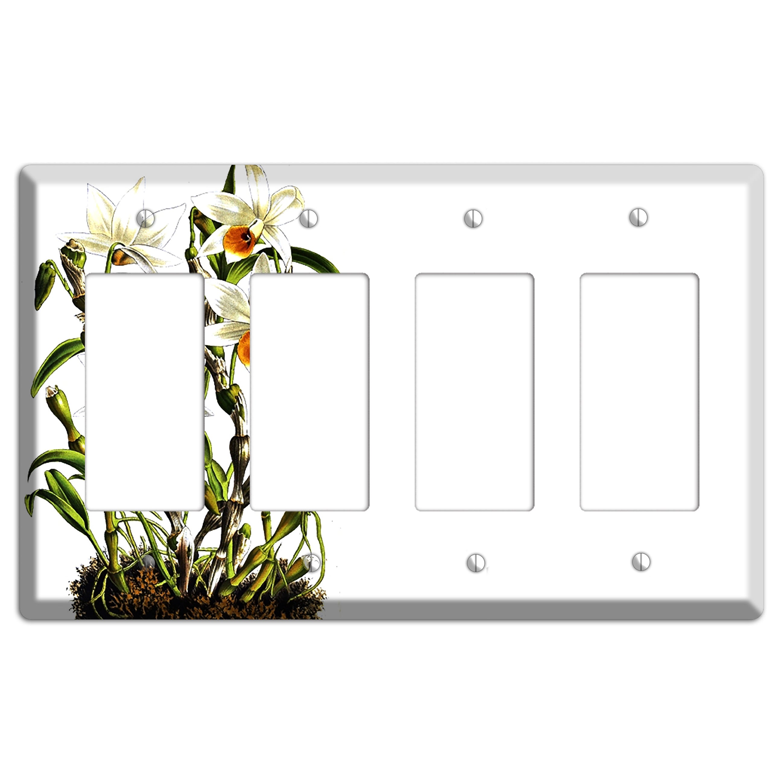 Dendrobium 4 Rocker Wallplate