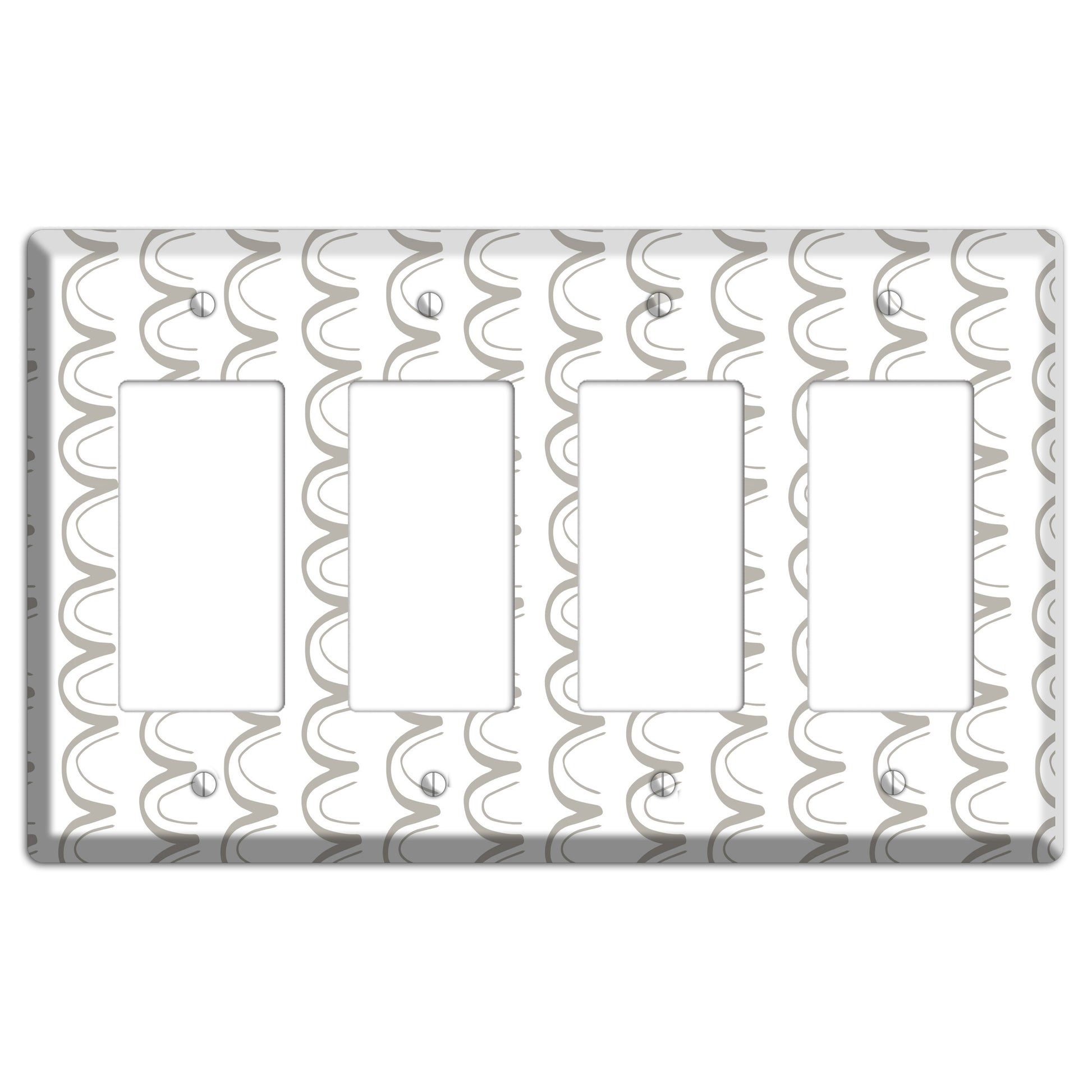 Simple Scandanavian Style T 4 Rocker Wallplate