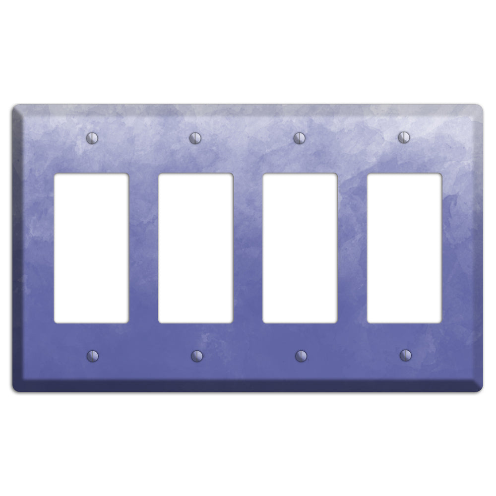 Blue Ombre 4 Rocker Wallplate