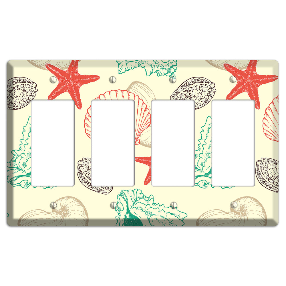 Shells 2 4 Rocker Wallplate