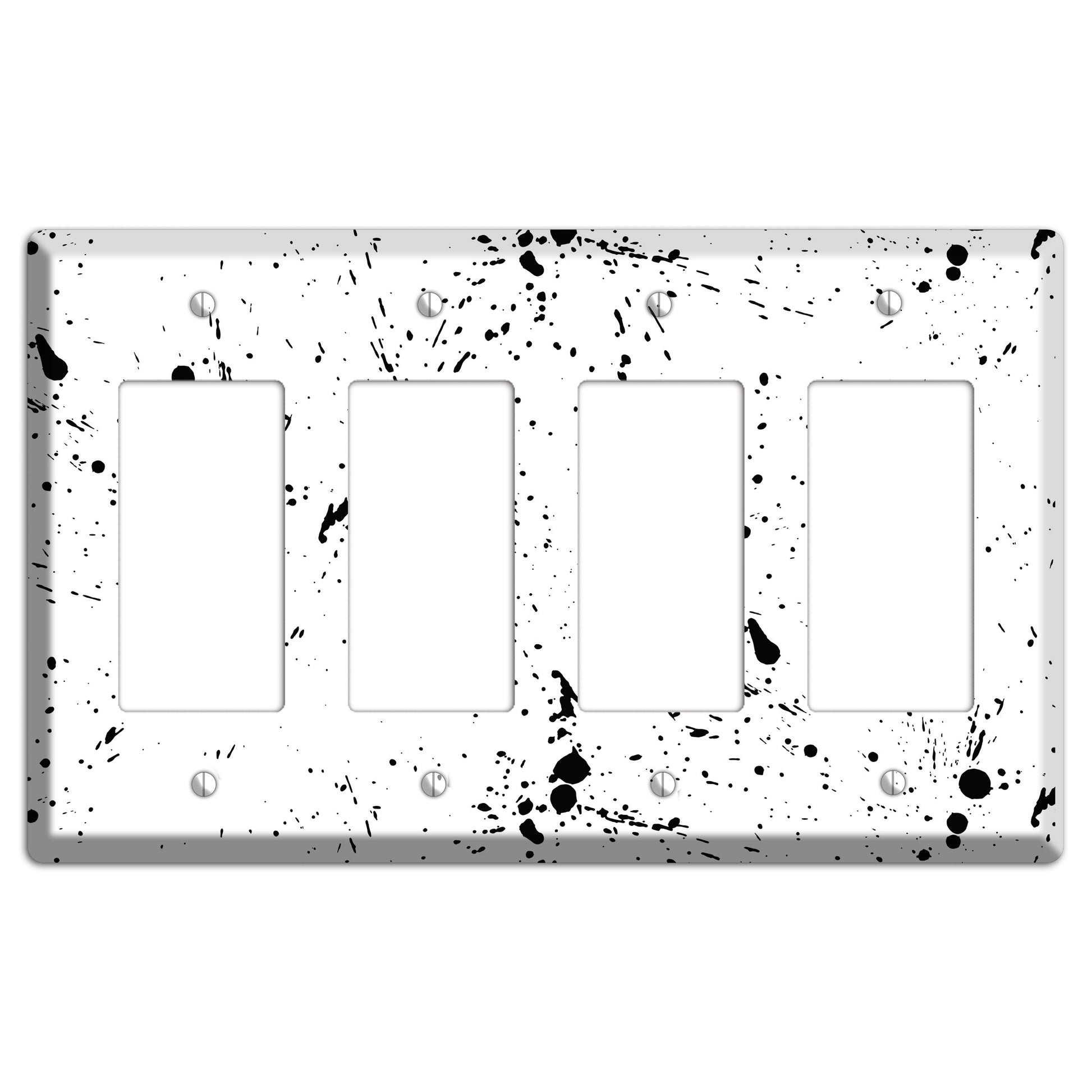 Ink Splash 8 4 Rocker Wallplate