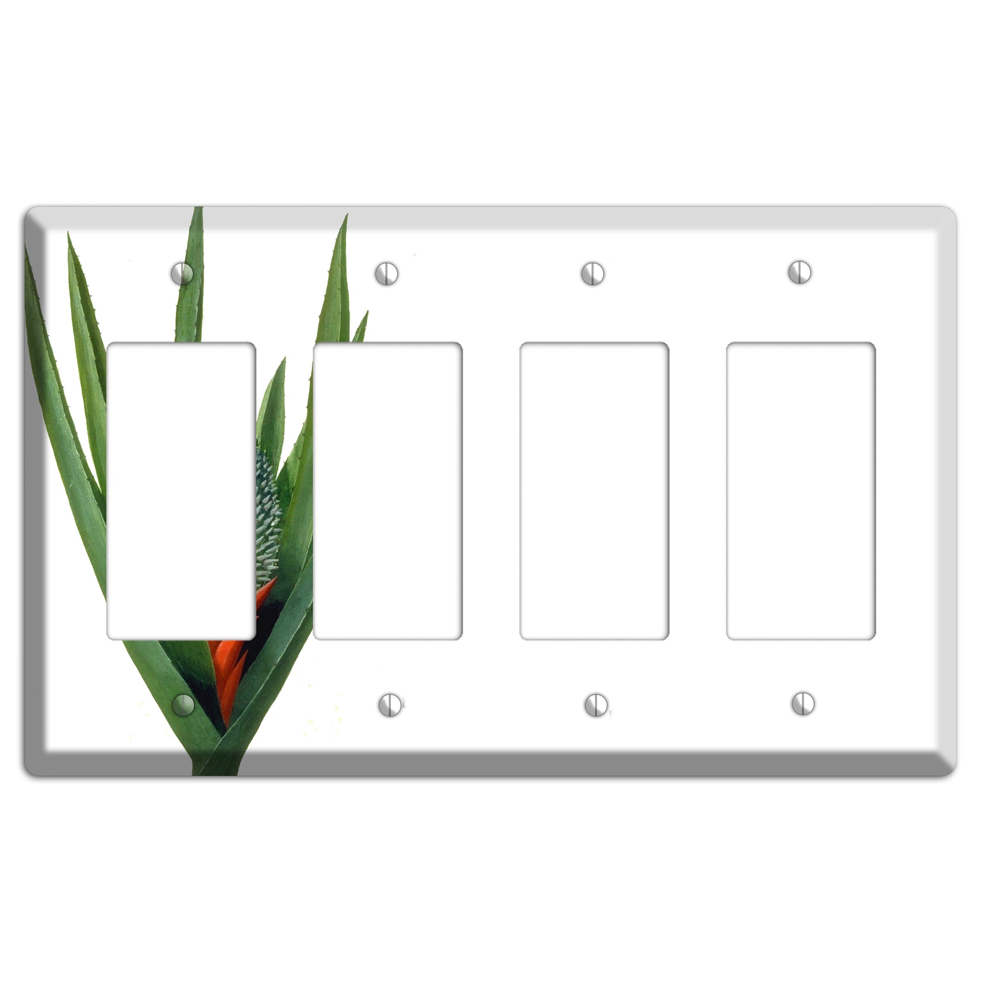 Bromiliad 4 Rocker Wallplate