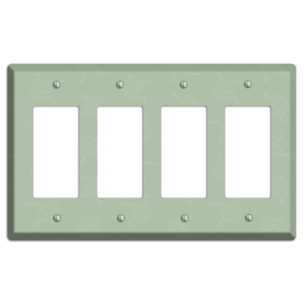 Sage Cartouche 4 Rocker Wallplate