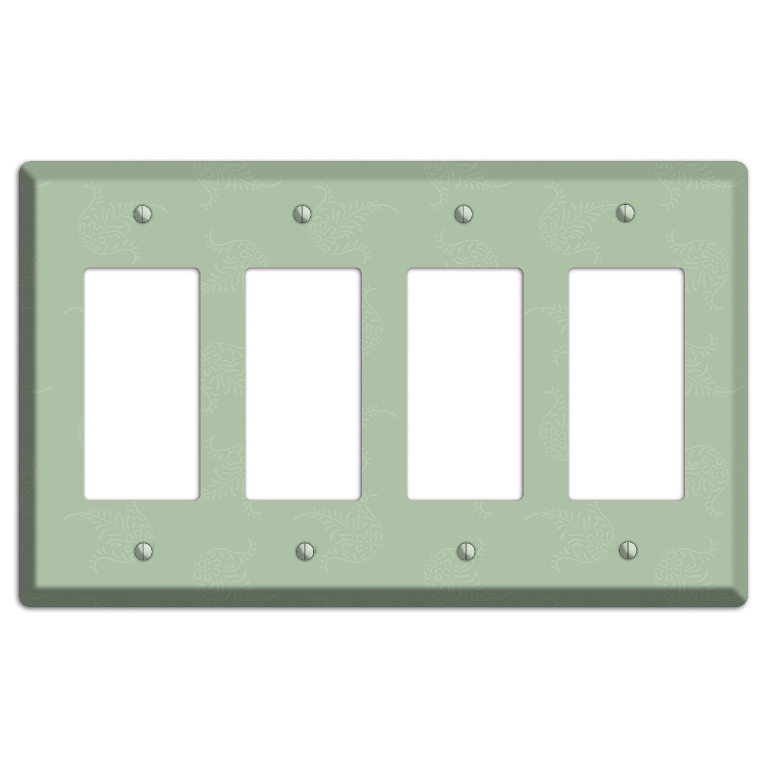Sage Cartouche 4 Rocker Wallplate