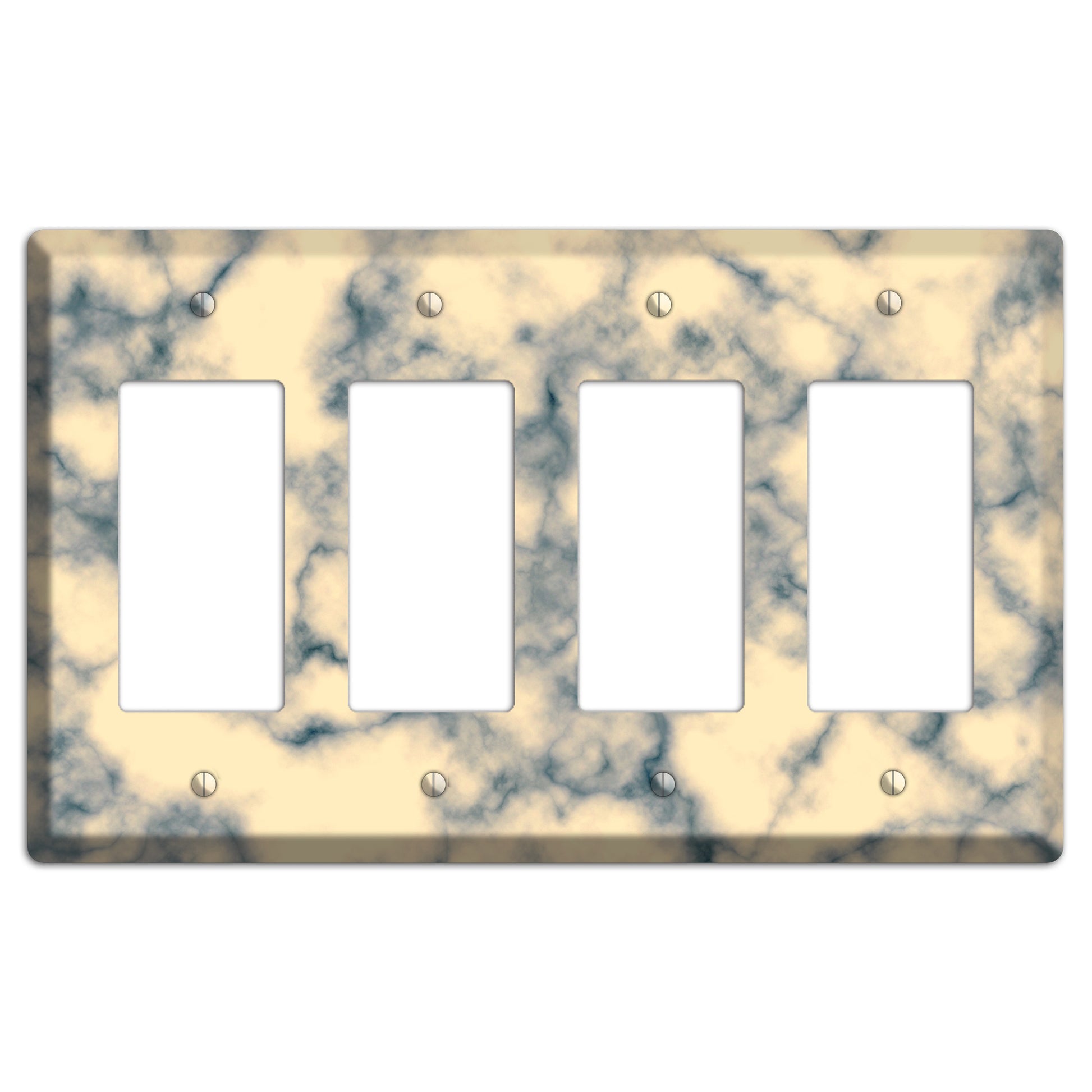 Mantle Marble 4 Rocker Wallplate