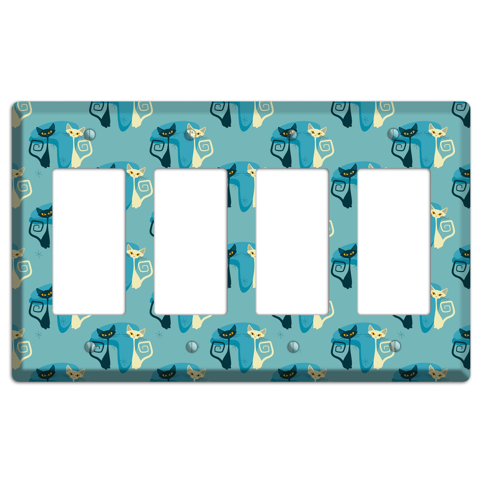 Adorable Kitties 4 Rocker Wallplate