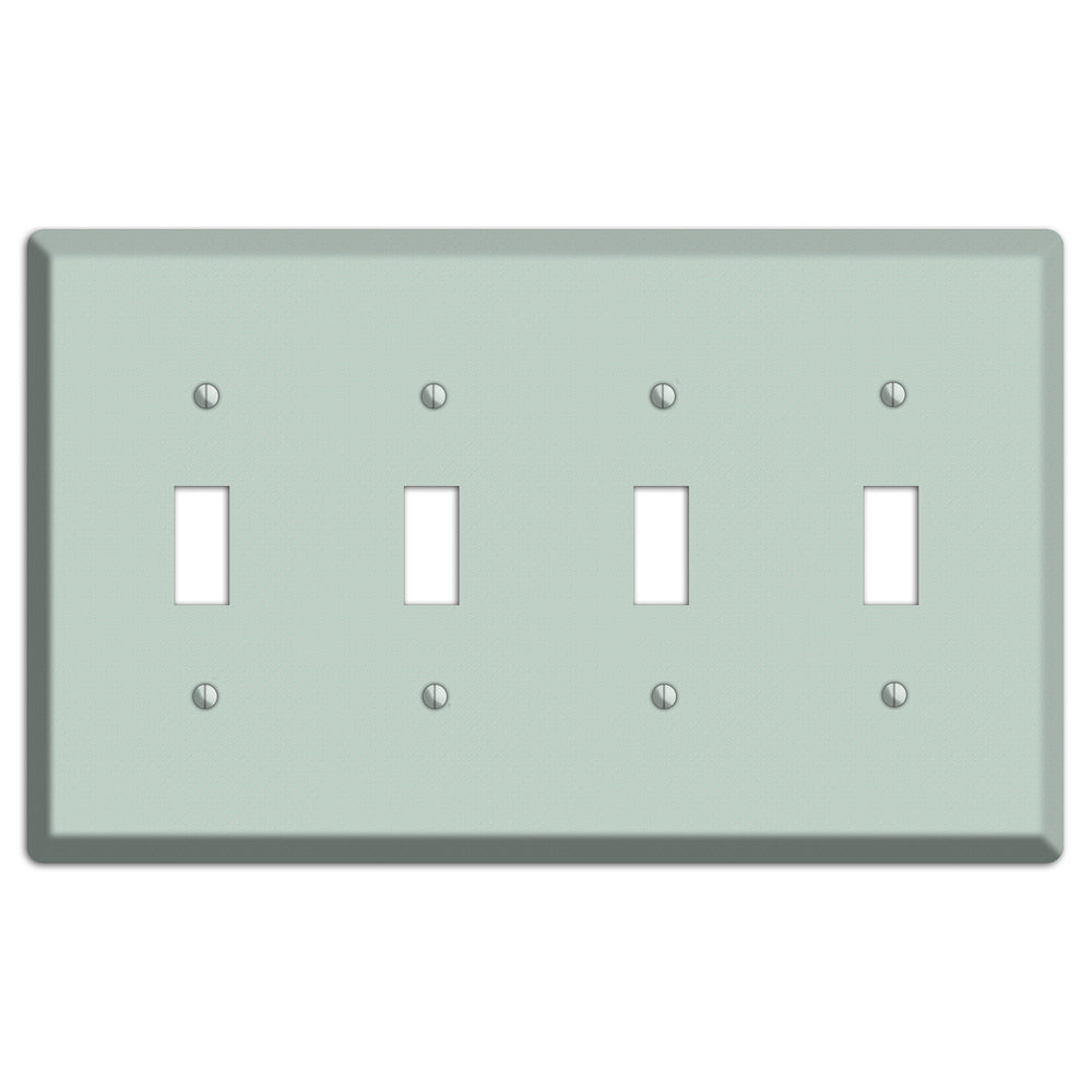 Sage with Tiny Dots 4 Toggle Wallplate