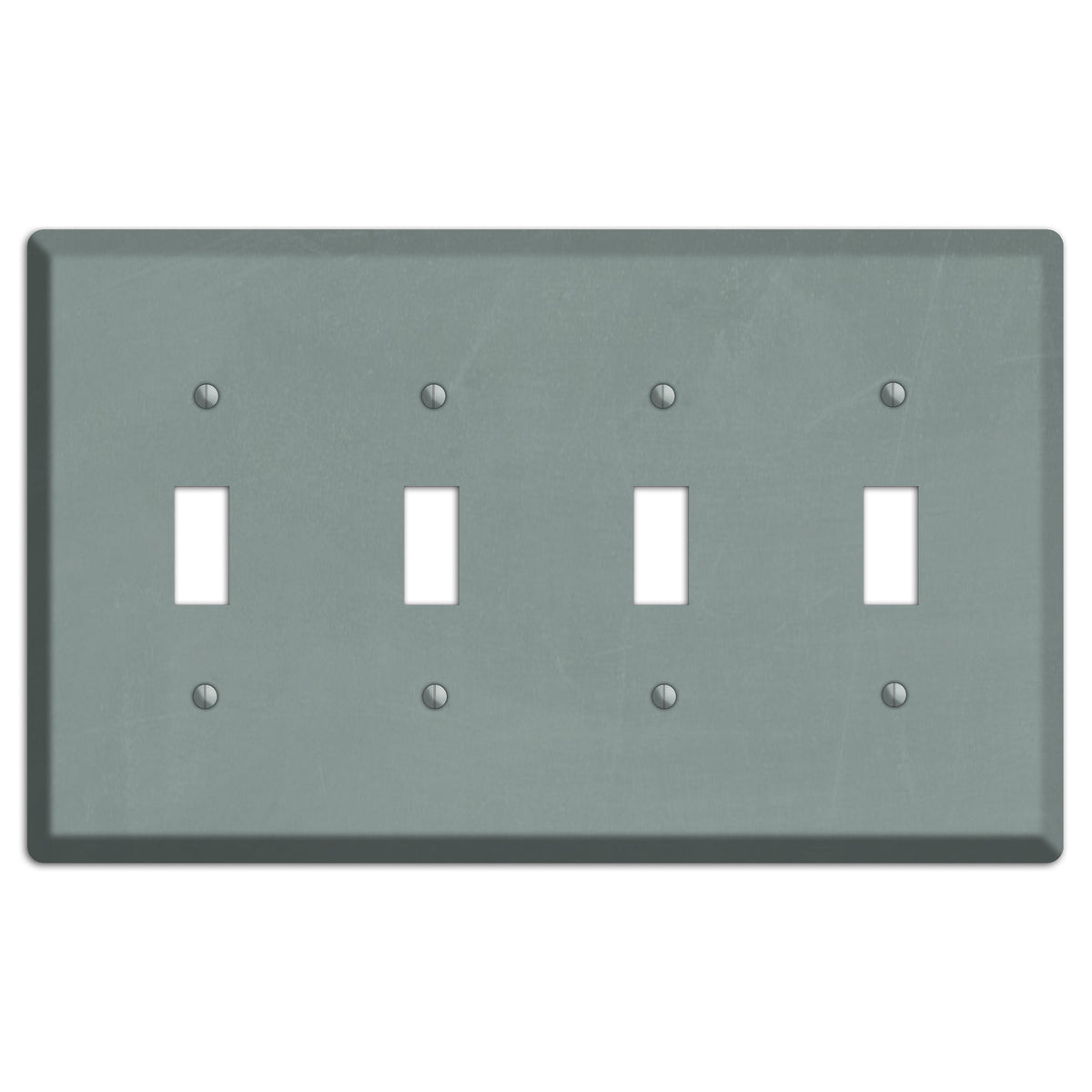 Chalk Faded Gree 4 Toggle Wallplate