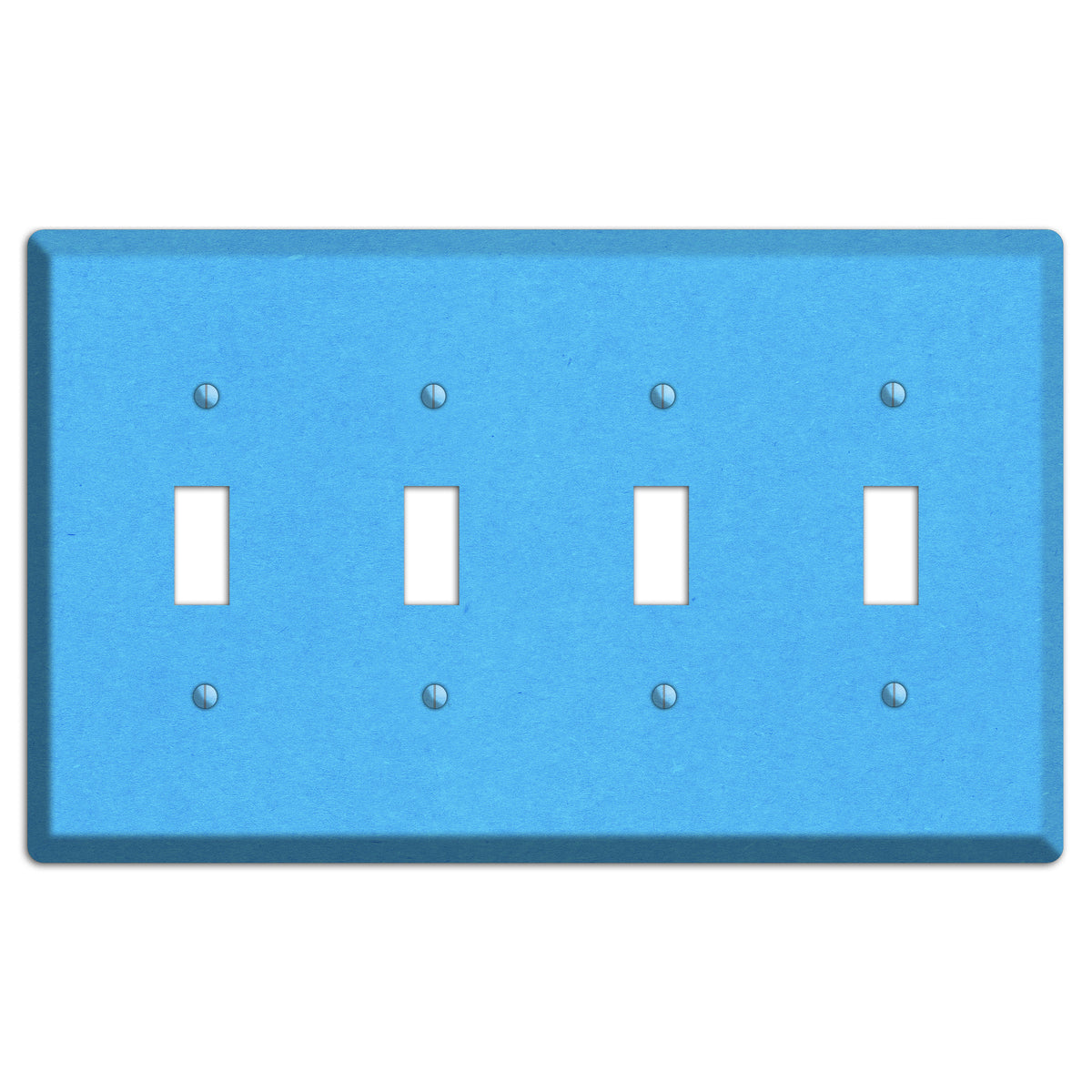 Maya Blue Kraft 4 Toggle Wallplate