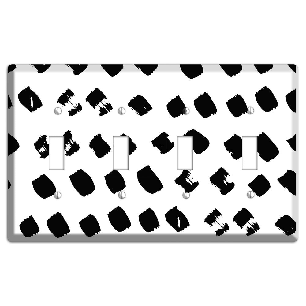 Ink Brushstrokes 4 4 Toggle Wallplate