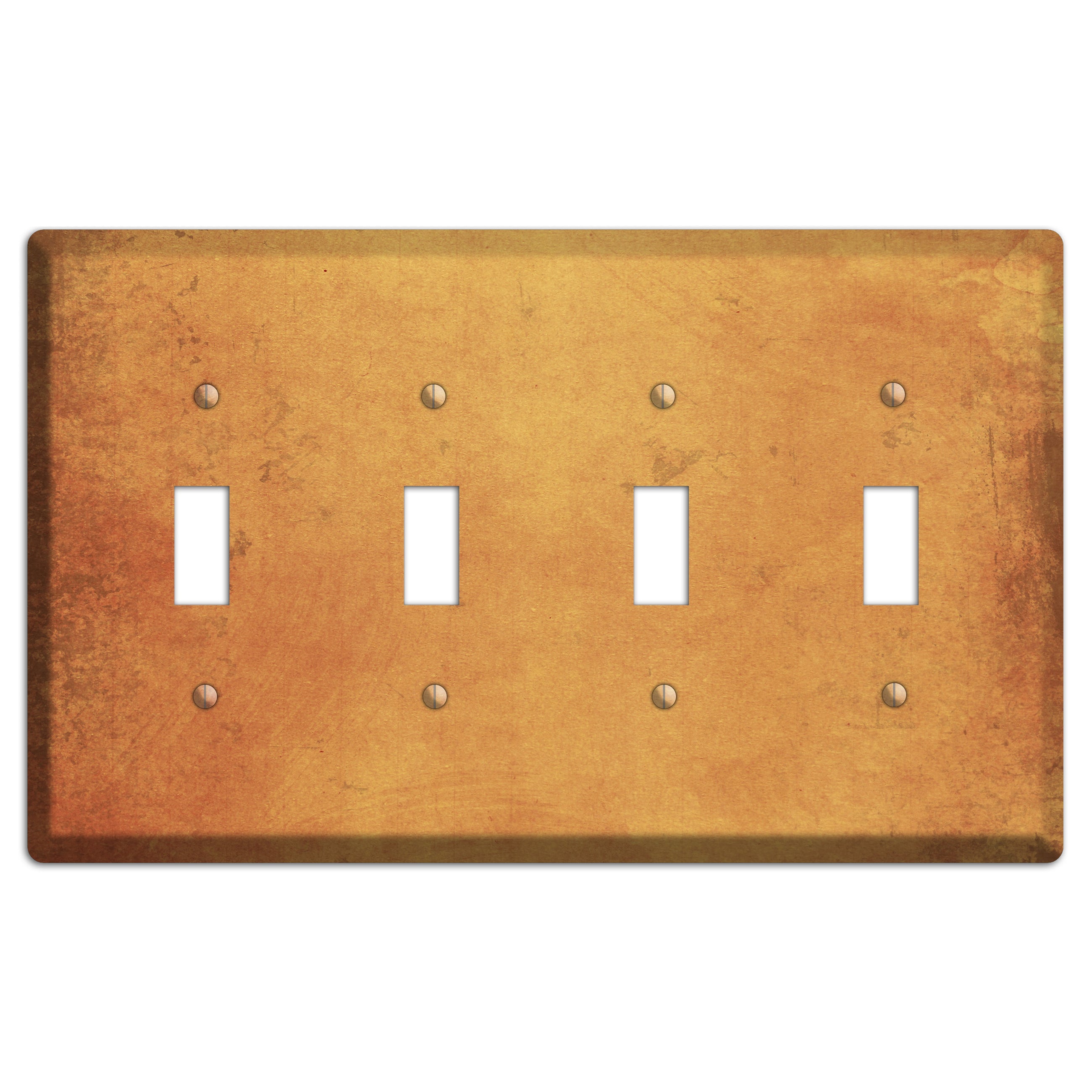 Di Sierra Vintage Grunge 4 Toggle Wallplate