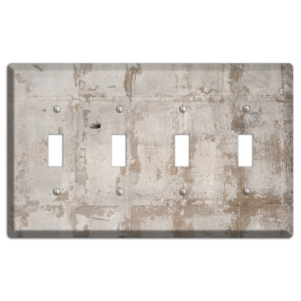 Old Concrete 4 4 Toggle Wallplate