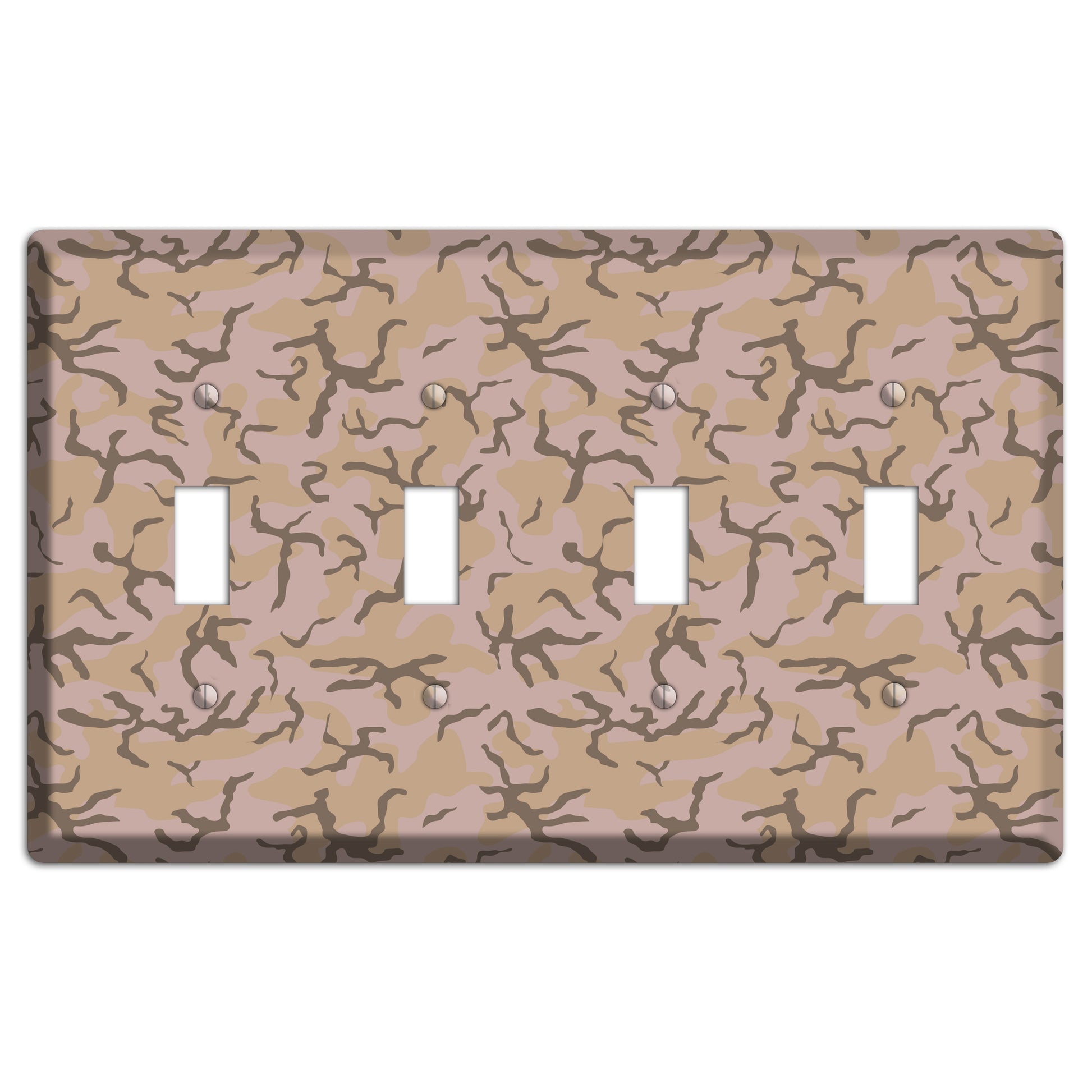 Woodland Camo 4 Toggle Wallplate