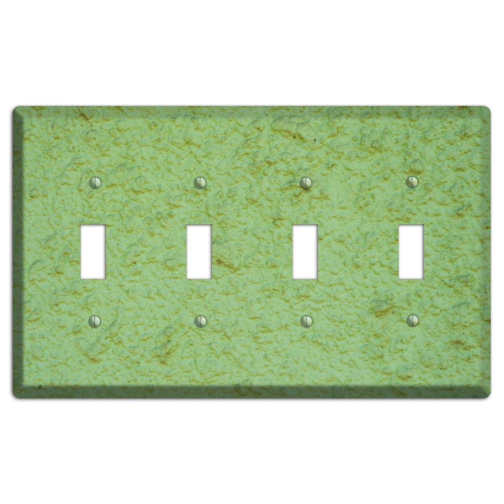 Green Concrete 4 Toggle Wallplate