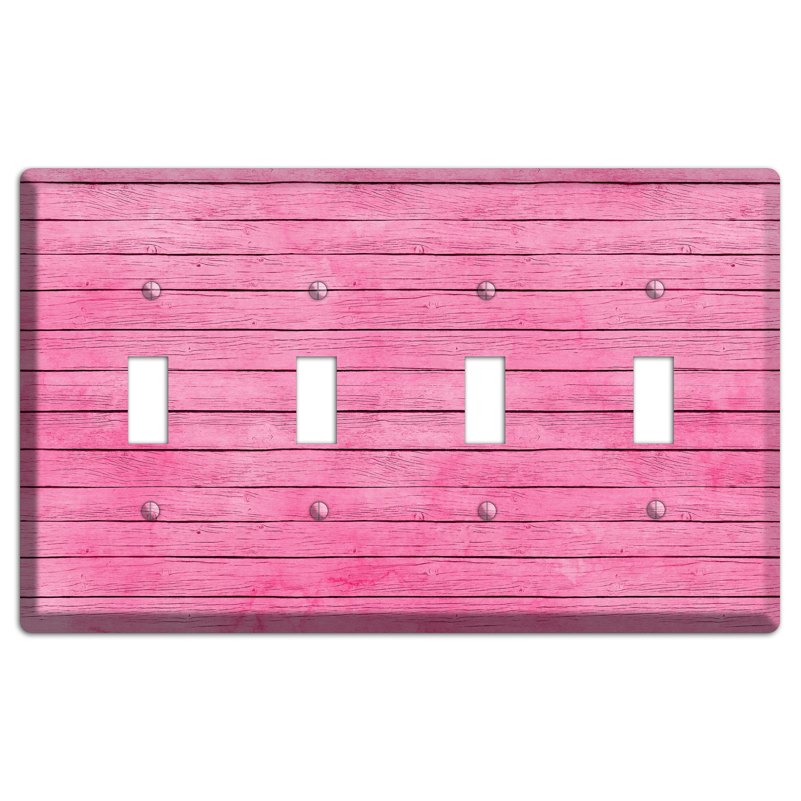Carissma Pink Texture 4 Toggle Wallplate