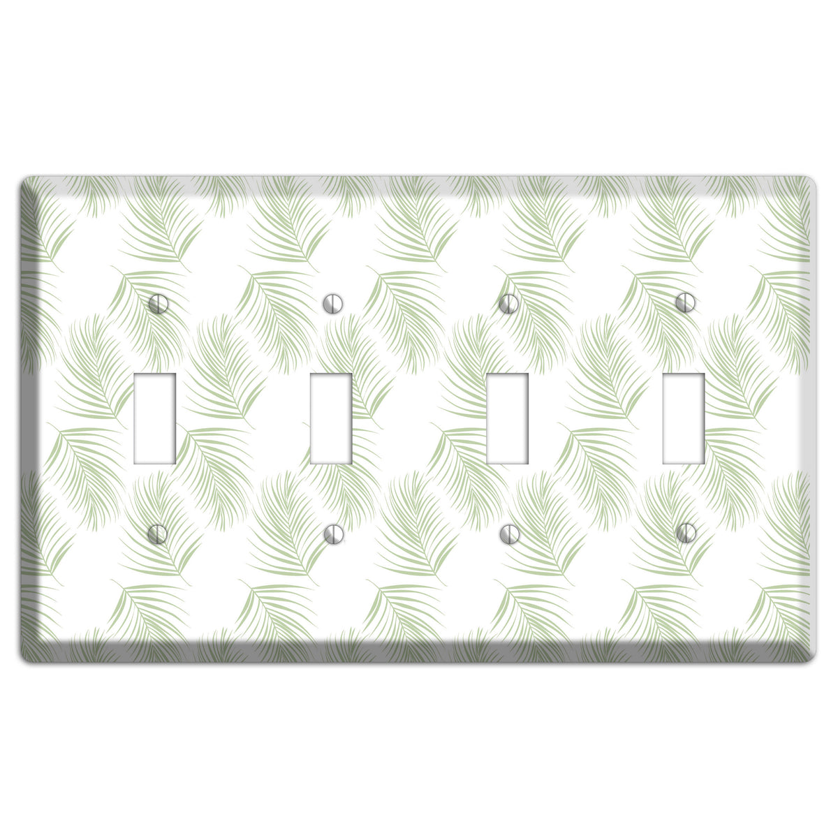 Leaves Style GG 4 Toggle Wallplate