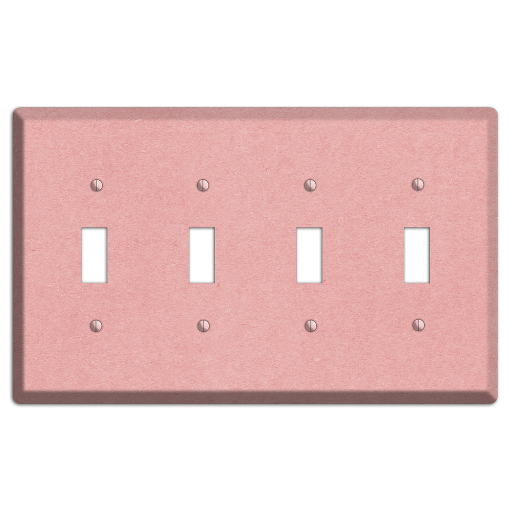 Zinnwaldite Kraft 4 Toggle Wallplate
