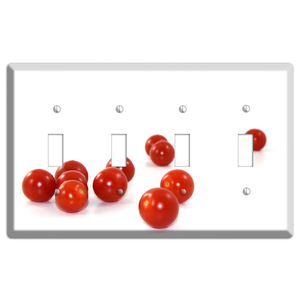 Tomaotes Small 4 Toggle Wallplate