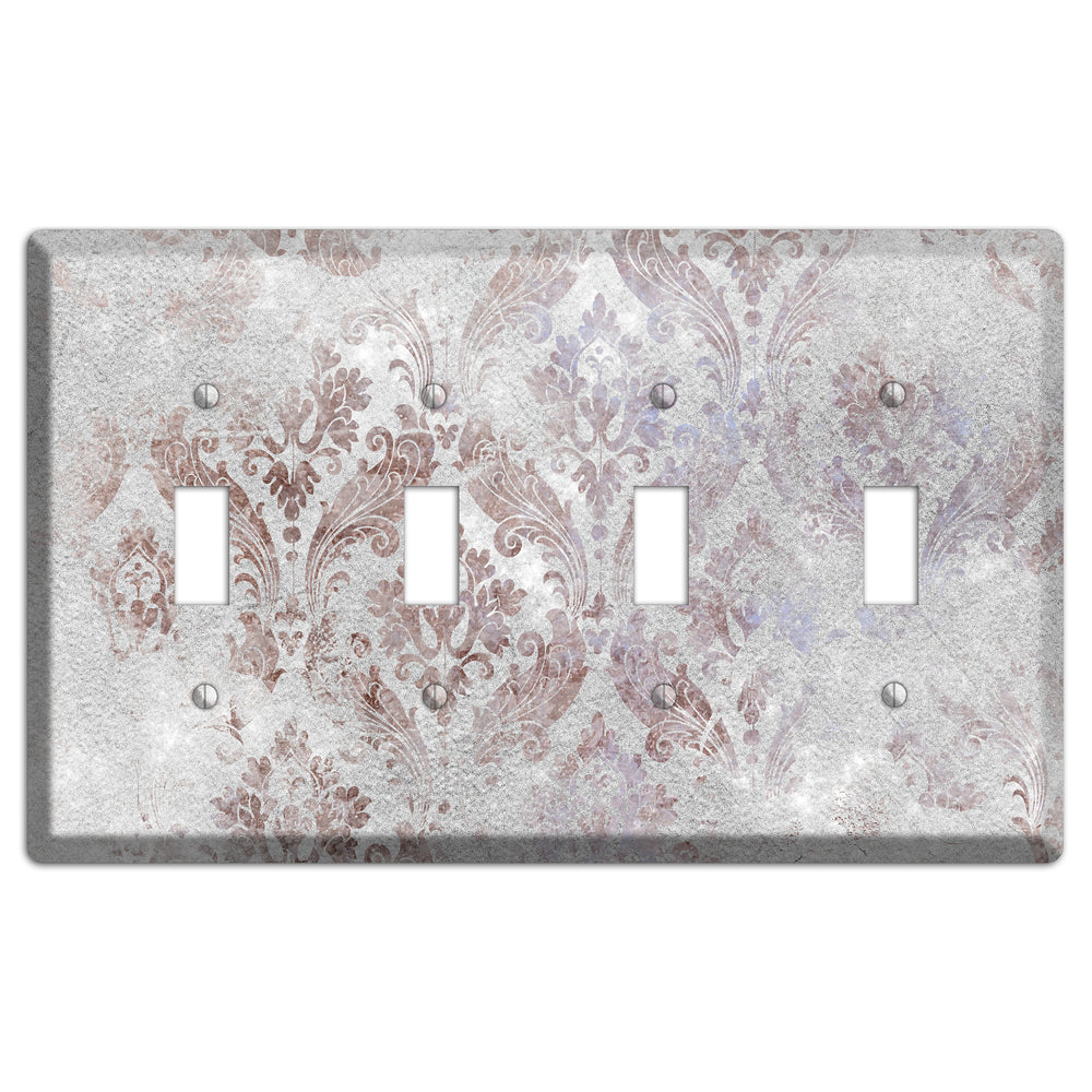 Nobel Whimsical Damask 4 Toggle Wallplate