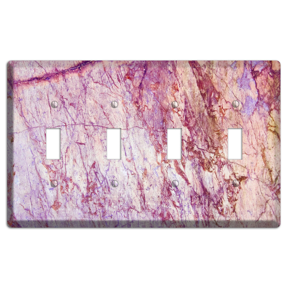 Maverick Marble 4 Toggle Wallplate