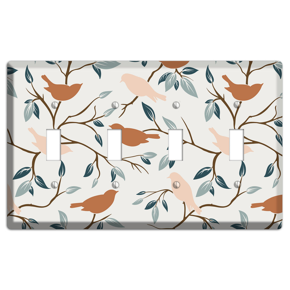Bird Branch 1 4 Toggle Wallplate