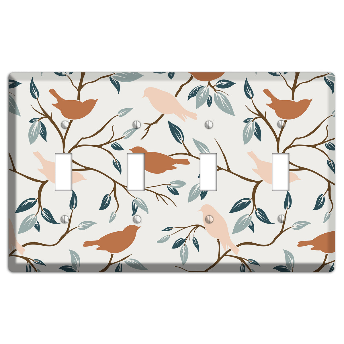 Bird Branch 1 4 Toggle Wallplate