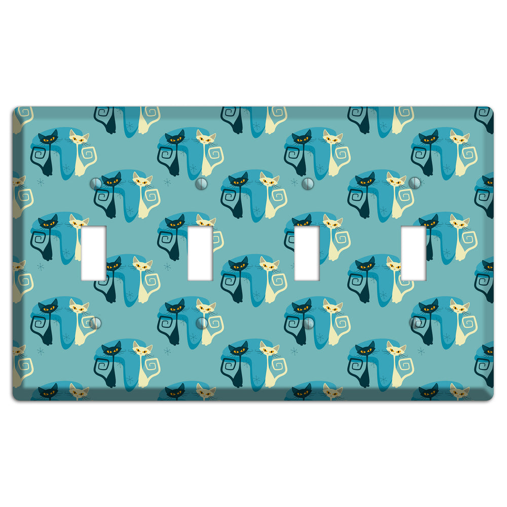 Adoable Kitties 4 Toggle Wallplate