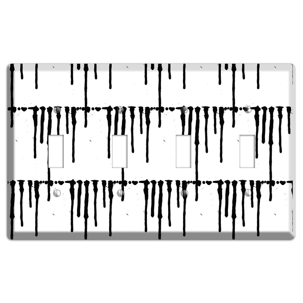 Ink Brushstrokes 7 4 Toggle Wallplate