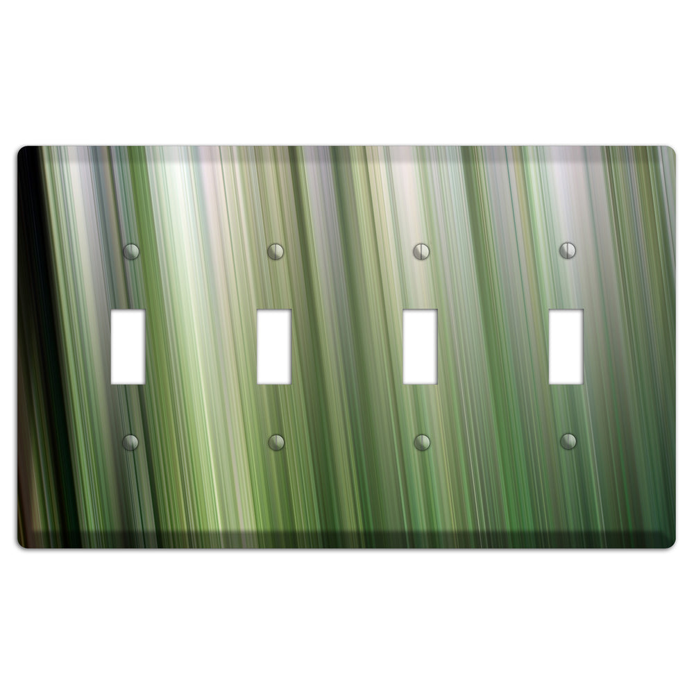 Green Ray of Light 2 4 Toggle Wallplate