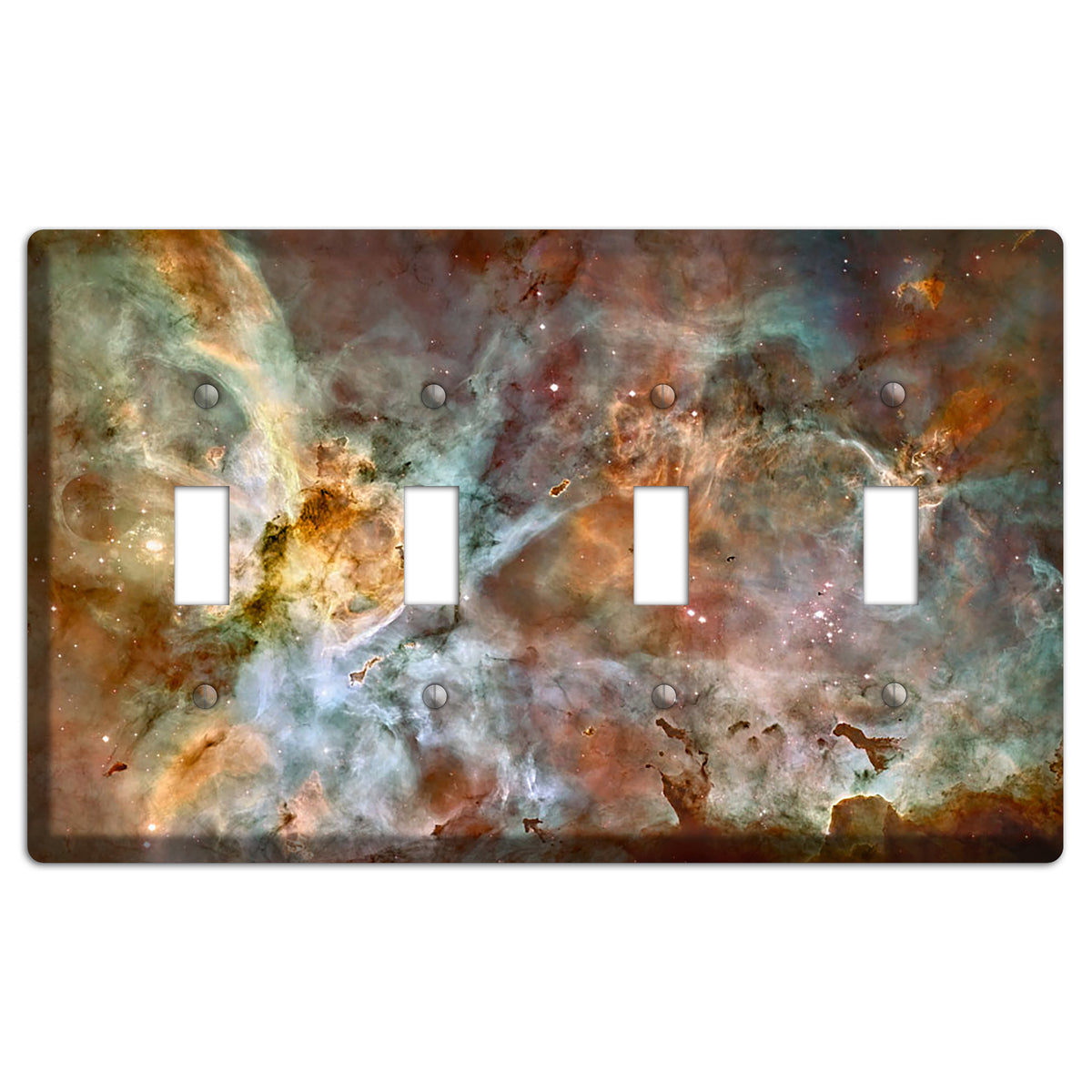 Star birth in the extreme 4 Toggle Wallplate