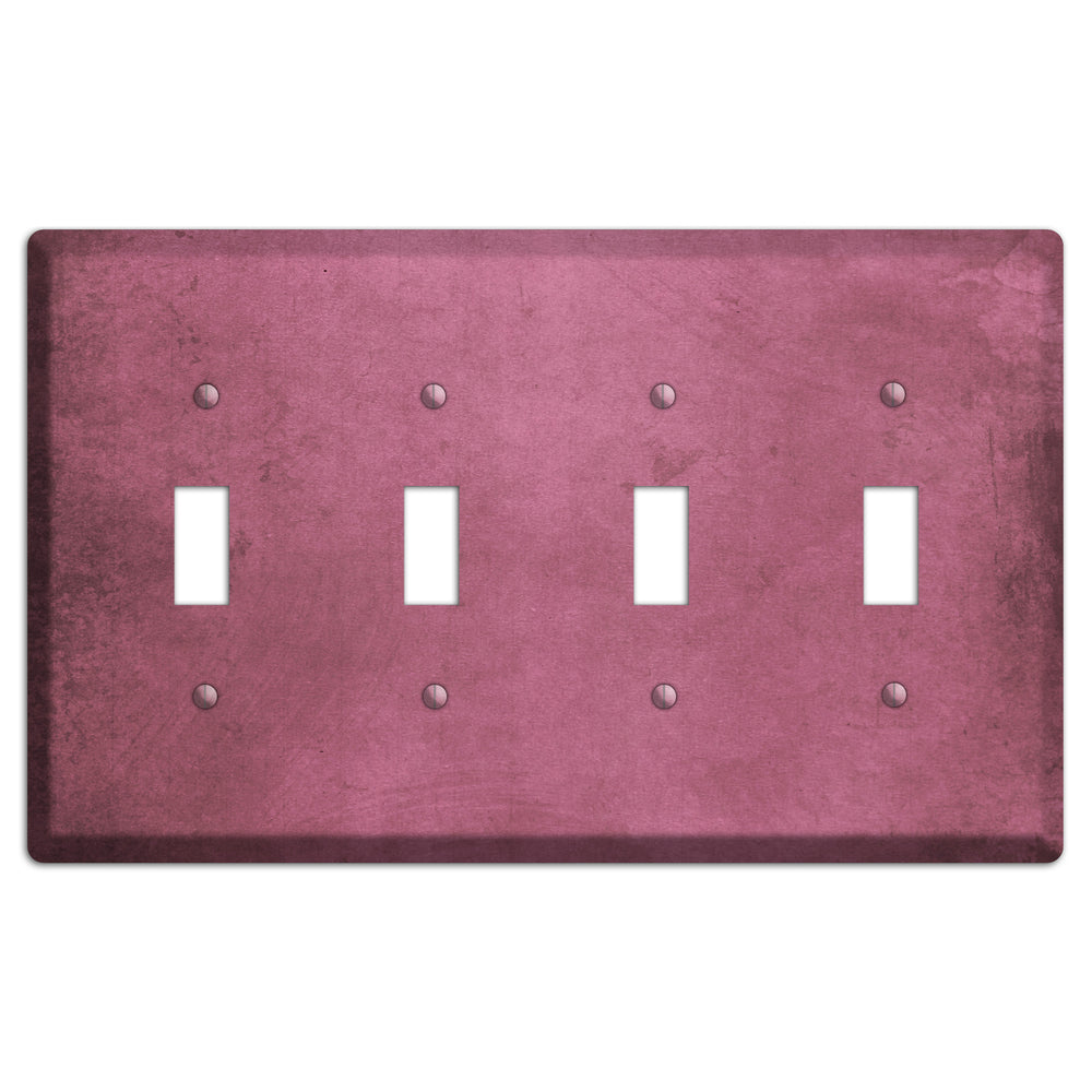 Coral Tree Vintage Grunge 4 Toggle Wallplate