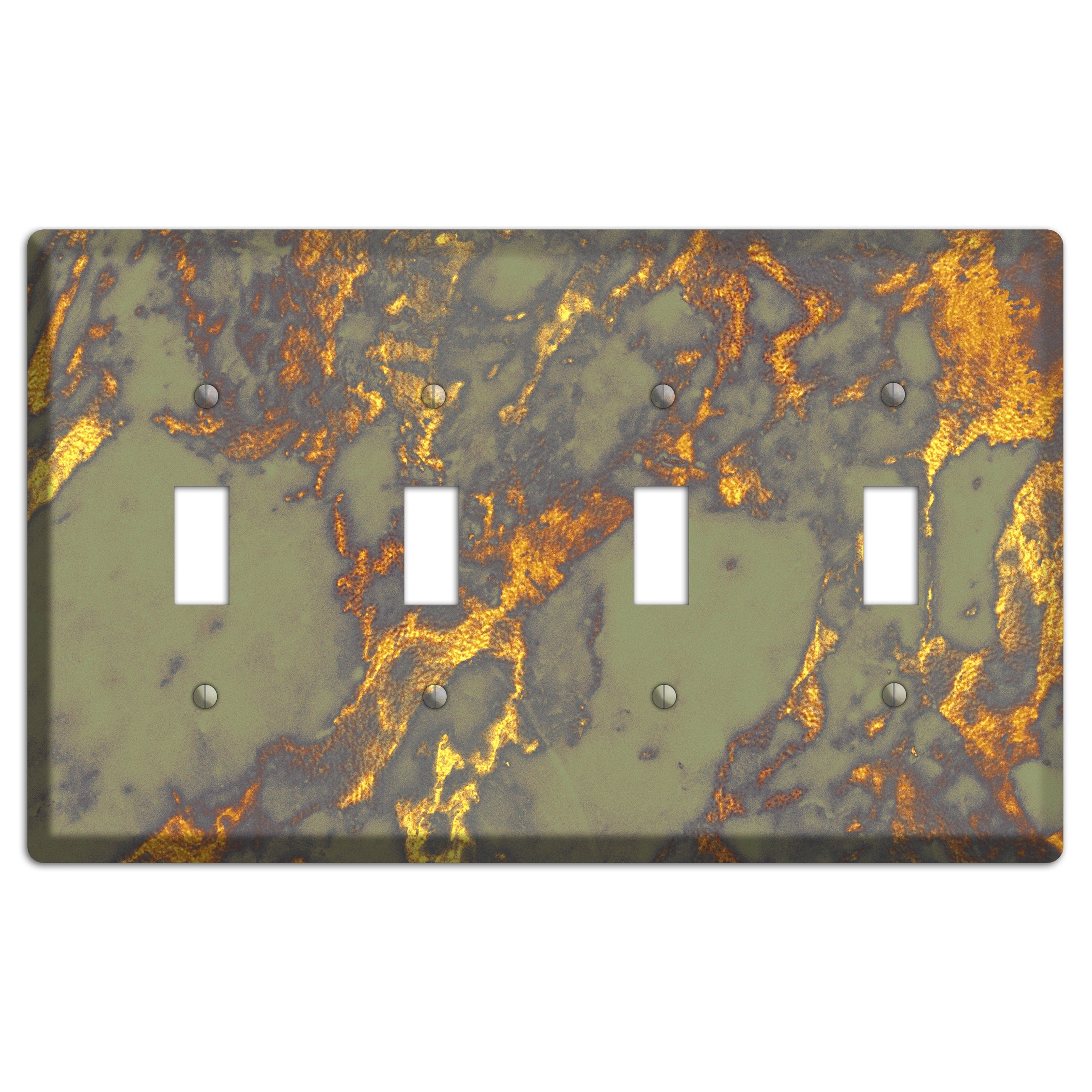 Gurkha Marble 4 Toggle Wallplate