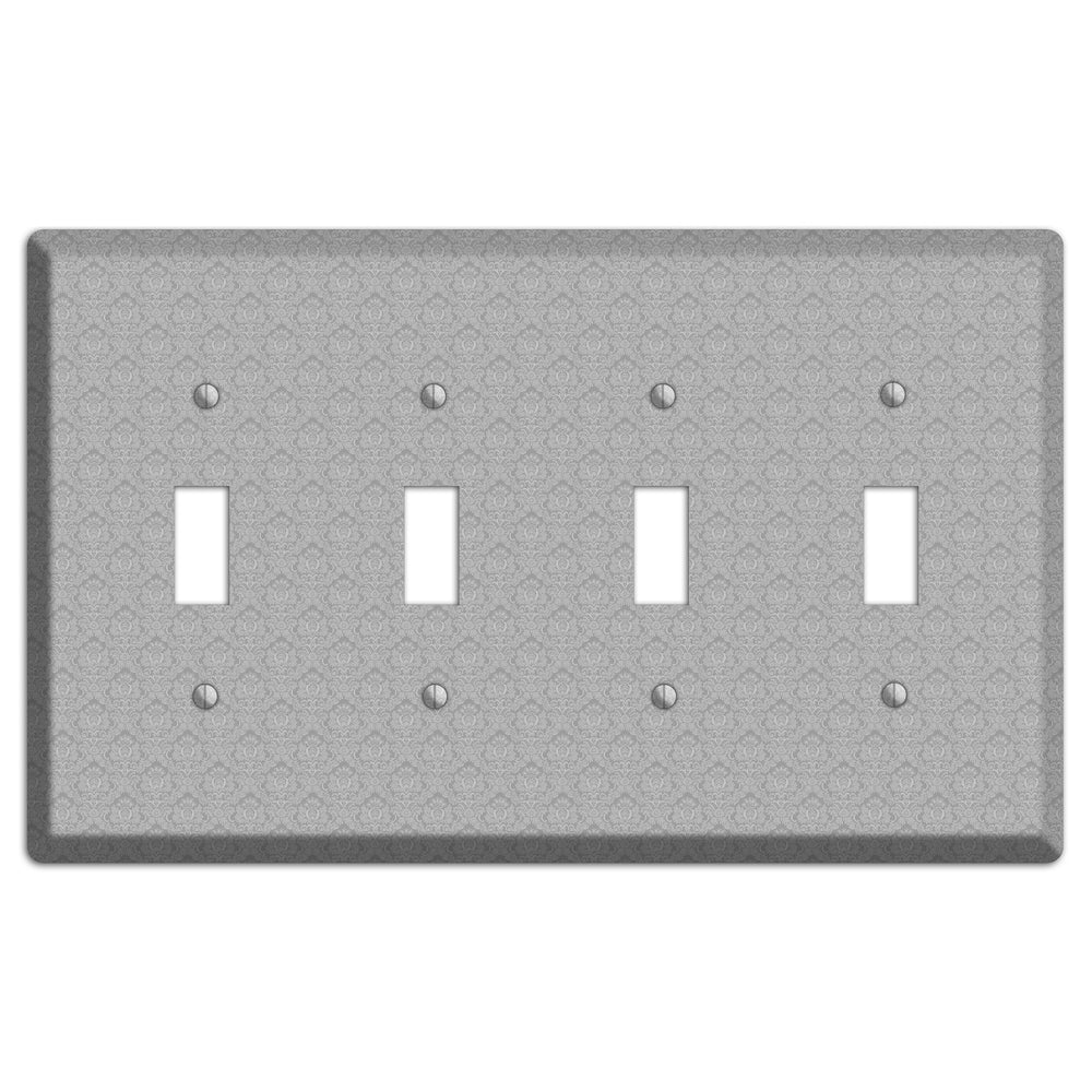 Light Grey Cartouche 4 Toggle Wallplate