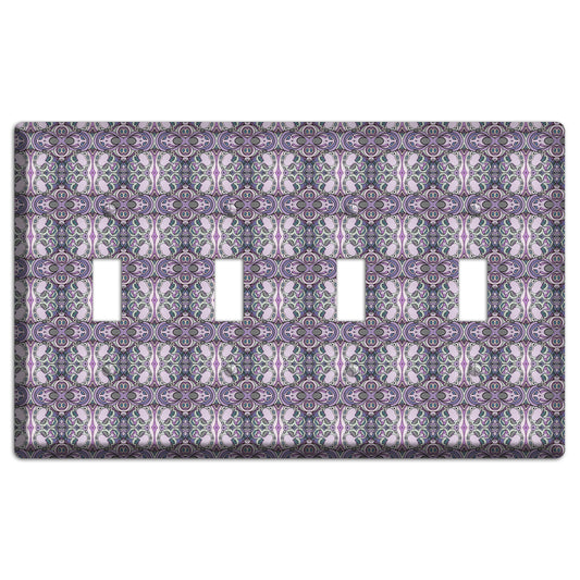 Pink Purple Sage Tapestry 2 4 Toggle Wallplate