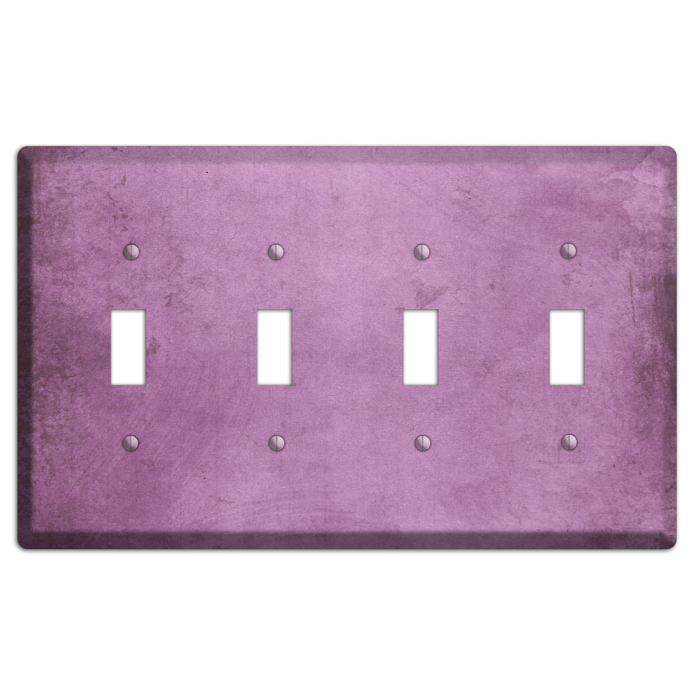 Bouquet Vintage Grunge 4 Toggle Wallplate