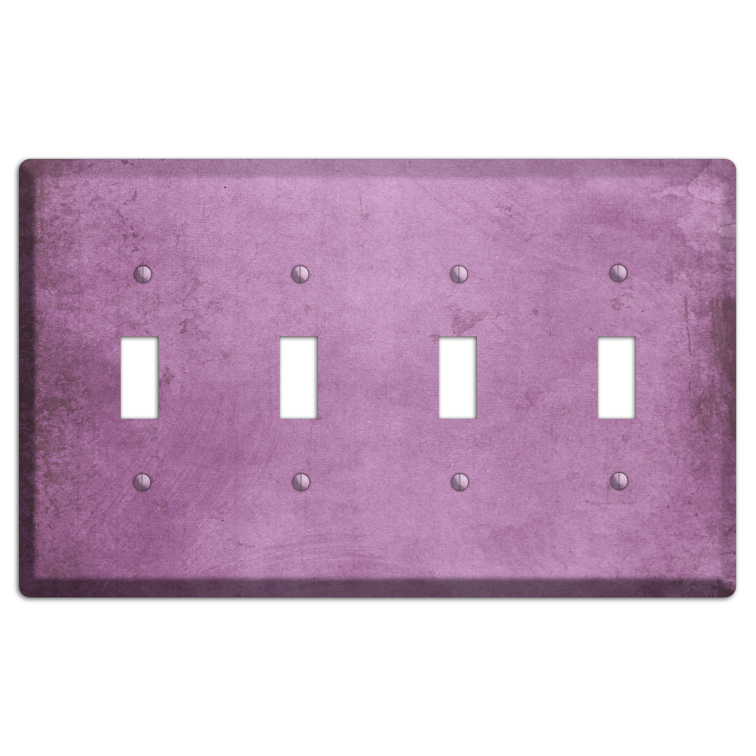 Bouquet Vintage Grunge 4 Toggle Wallplate
