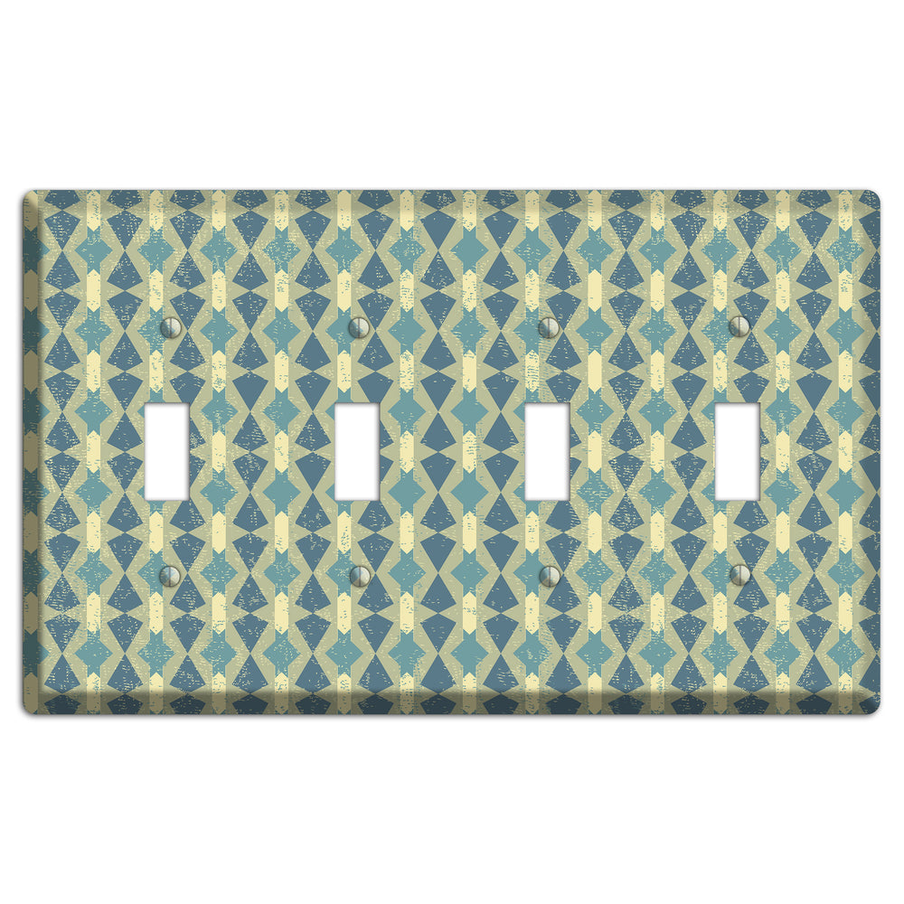 Turkish Mosaic 4 Toggle Wallplate