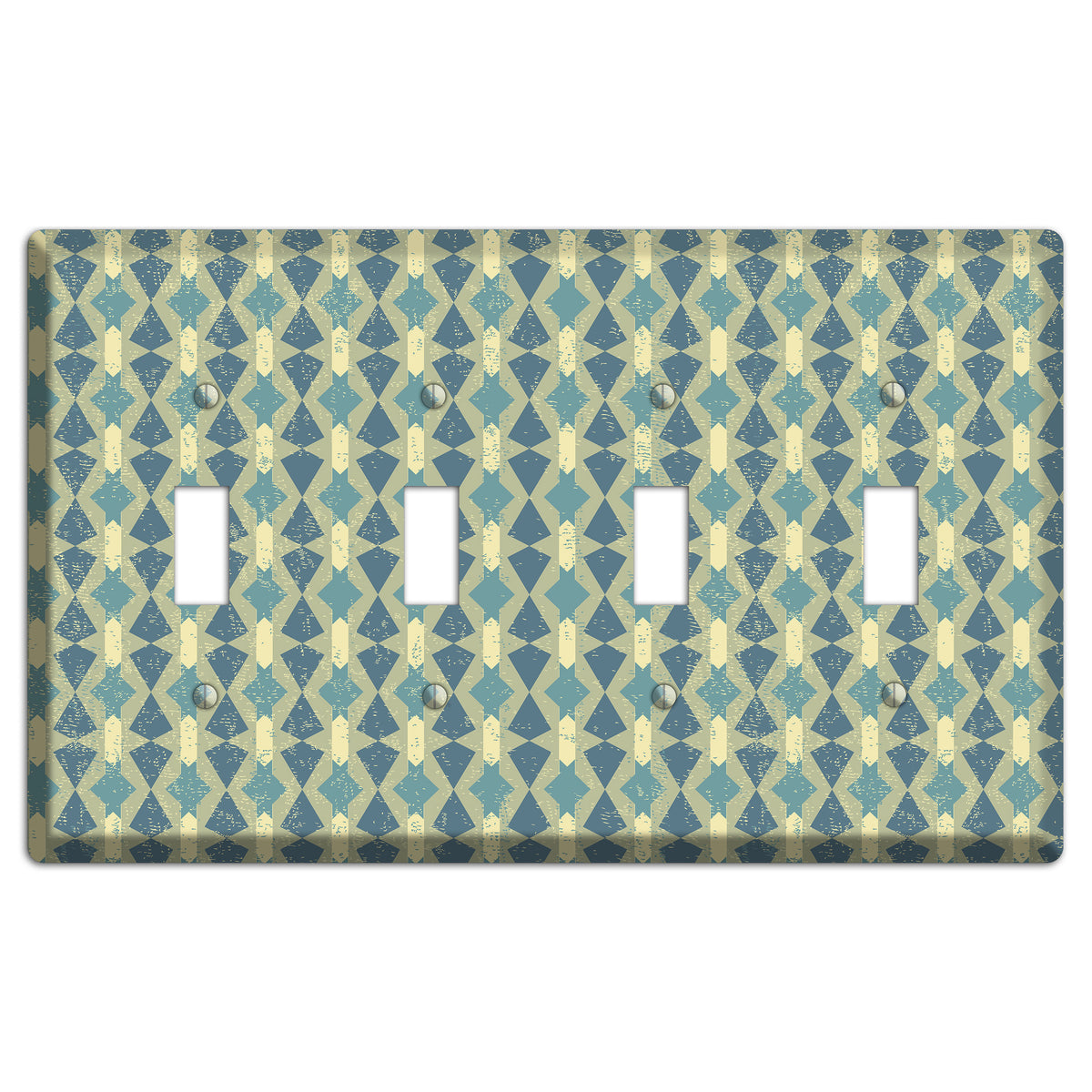 Turkish Mosaic 4 Toggle Wallplate