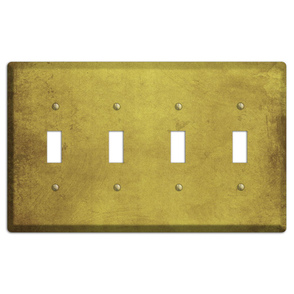 Husk Vintage Grunge 4 Toggle Wallplate