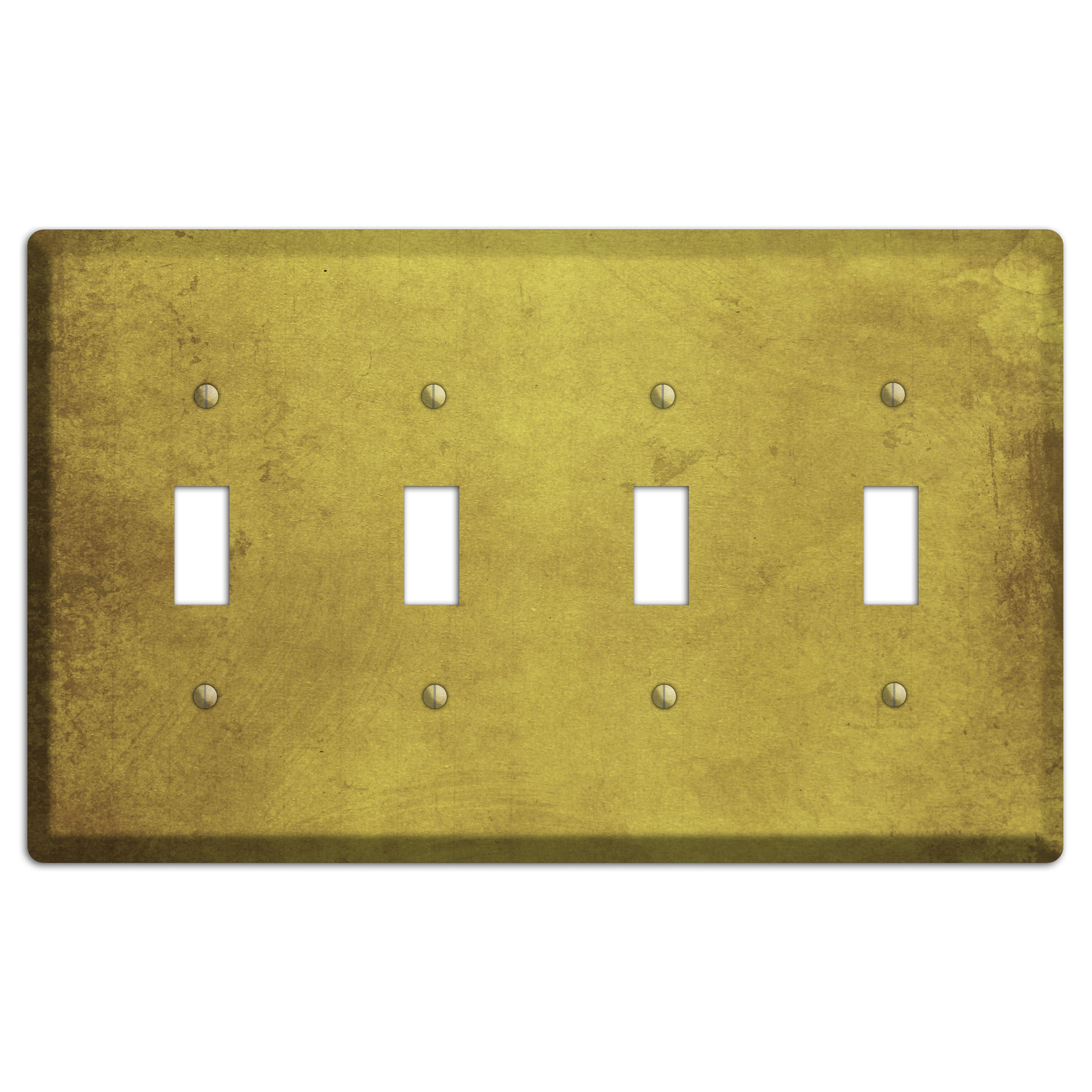 Husk Vintage Grunge 4 Toggle Wallplate